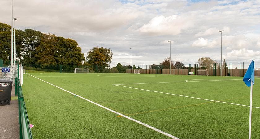 King James's School floodlit 3G football pitch