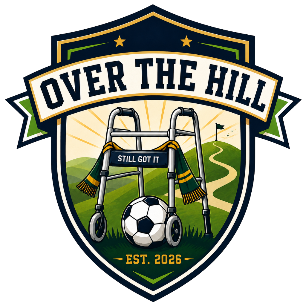 Over The Hill badge